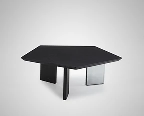 mesa de centro de roble